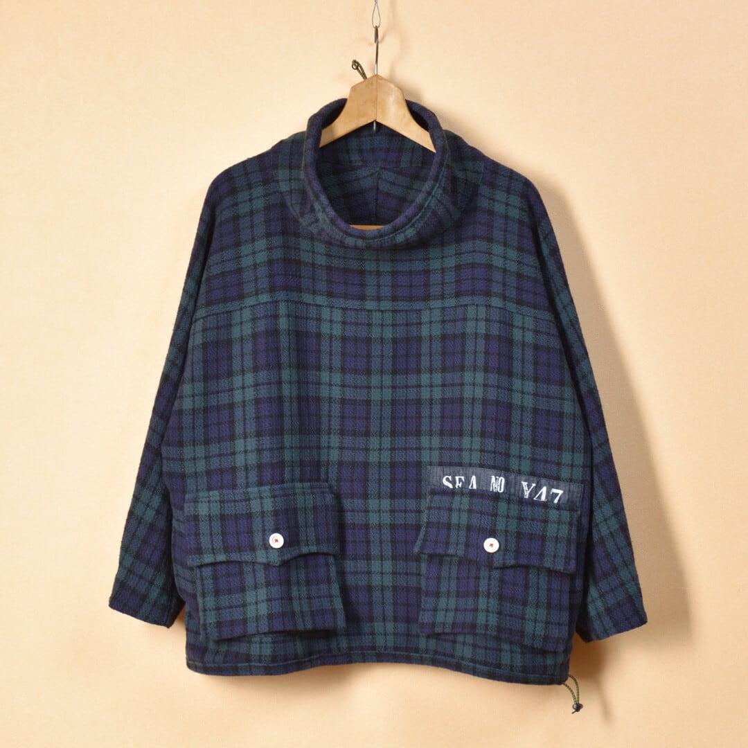 快晴堂 カイセイドウ ガールズタータンチェック・アルピーノスタンドヤッケ・ブラックウォッチ【送料無料】