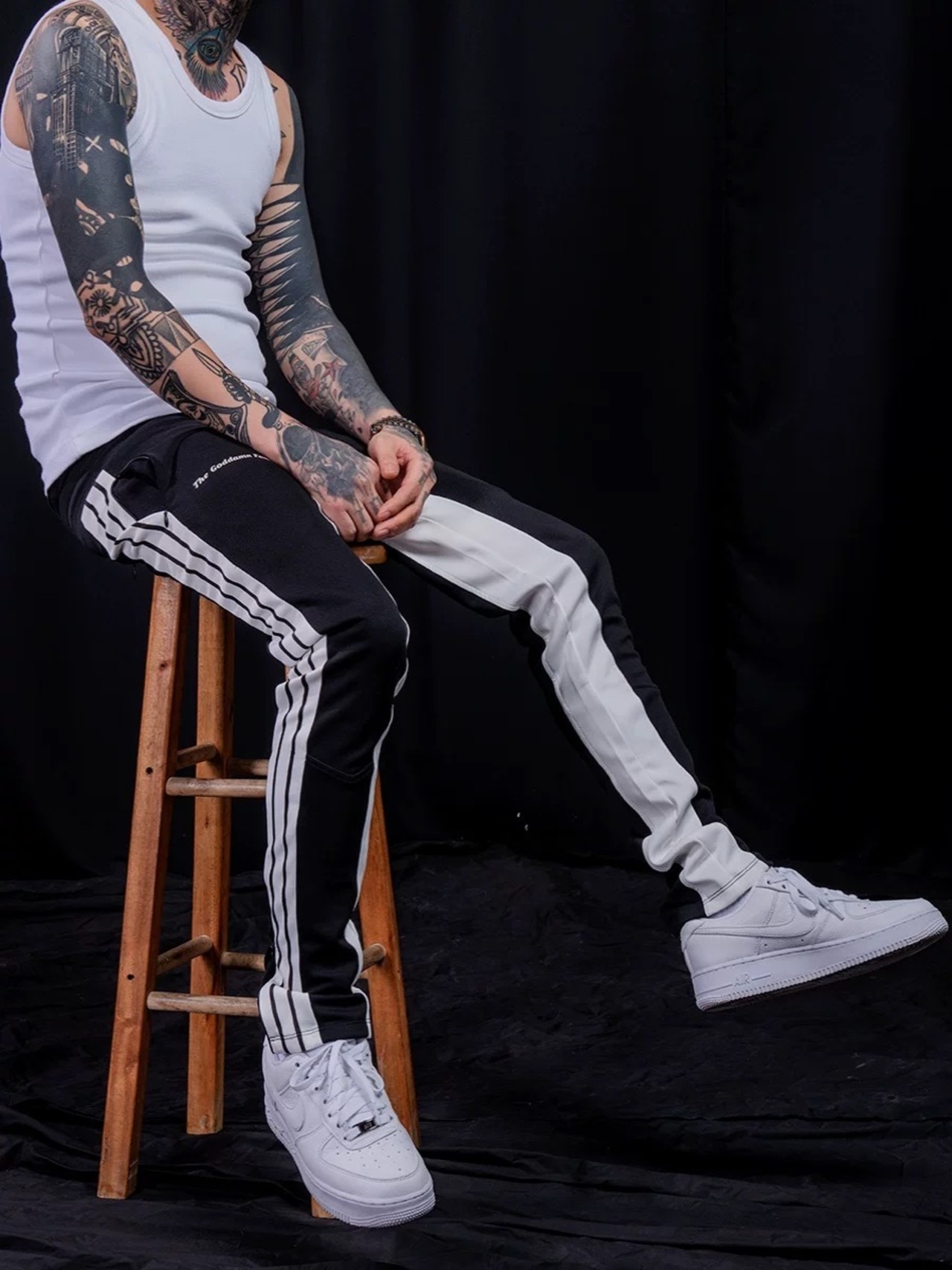 TGFCLUB line slim pants - 2