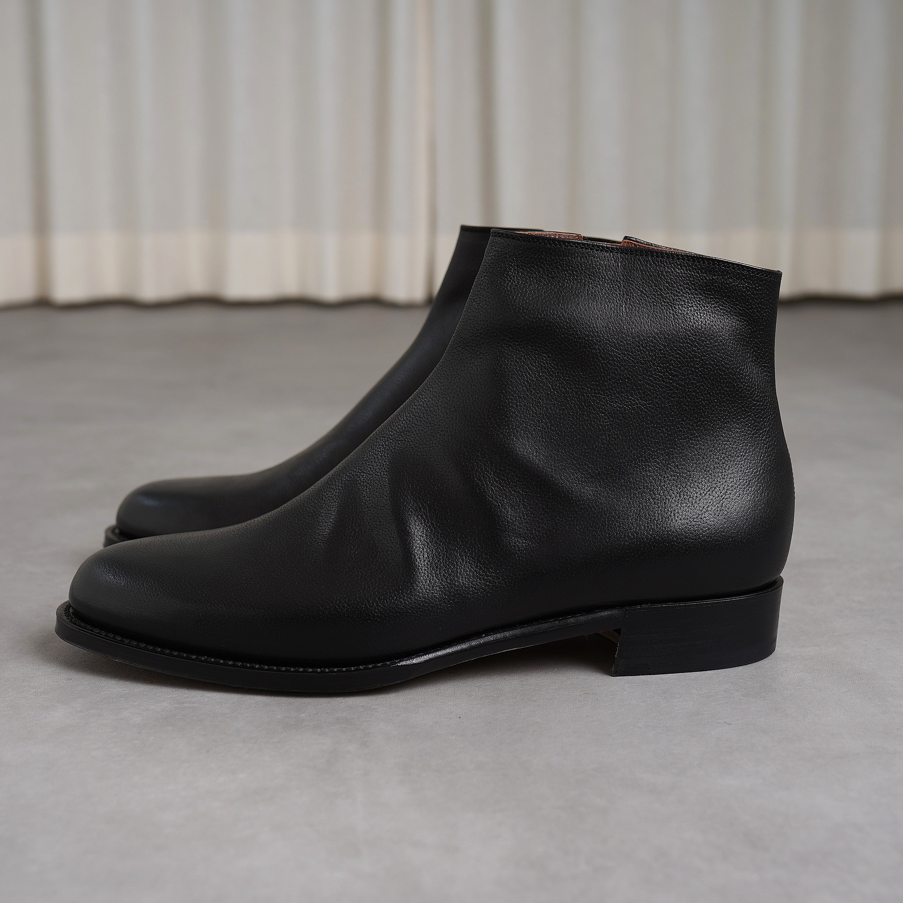forme / MOLDER SIDE ZIP BOOTS “SIENA / BLACK” | suikazura