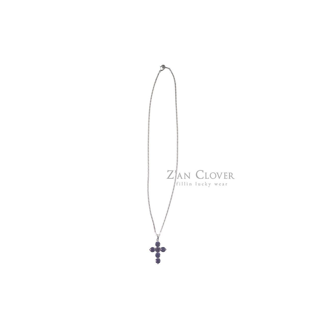 ZAN CLOVER［取寄］violet cross neck lace 26winter