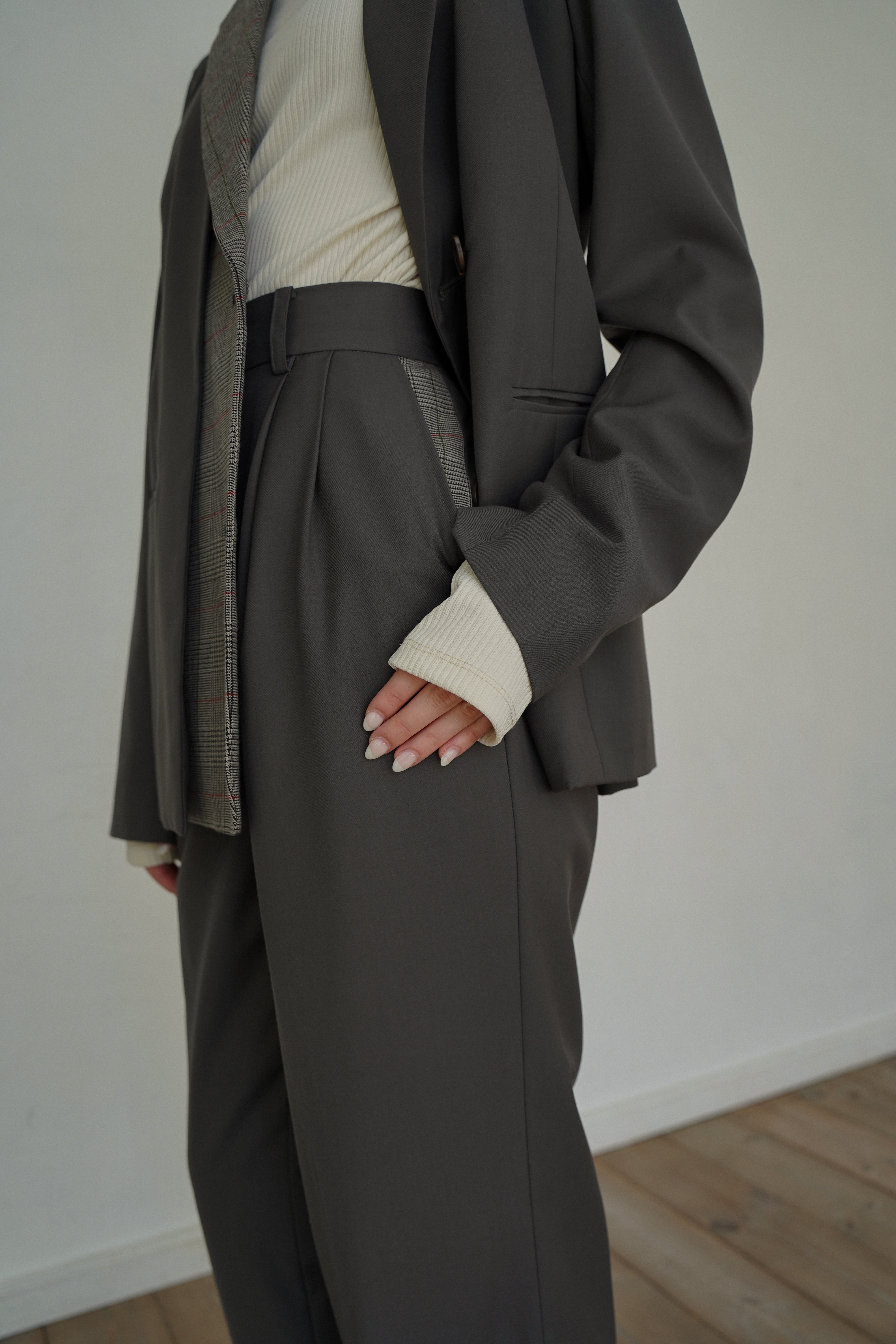 HIGH WAIST SLACKS【CA2A-P366】