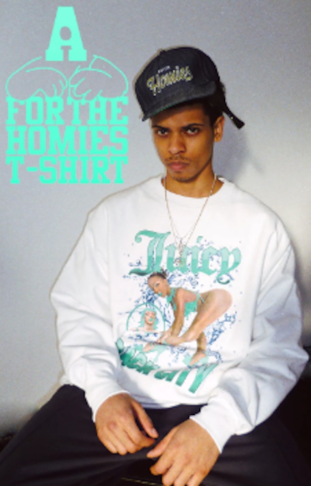 FOR THE HOMIES JUICY CREWNECK　ドゥージャキャット　do ja cat White