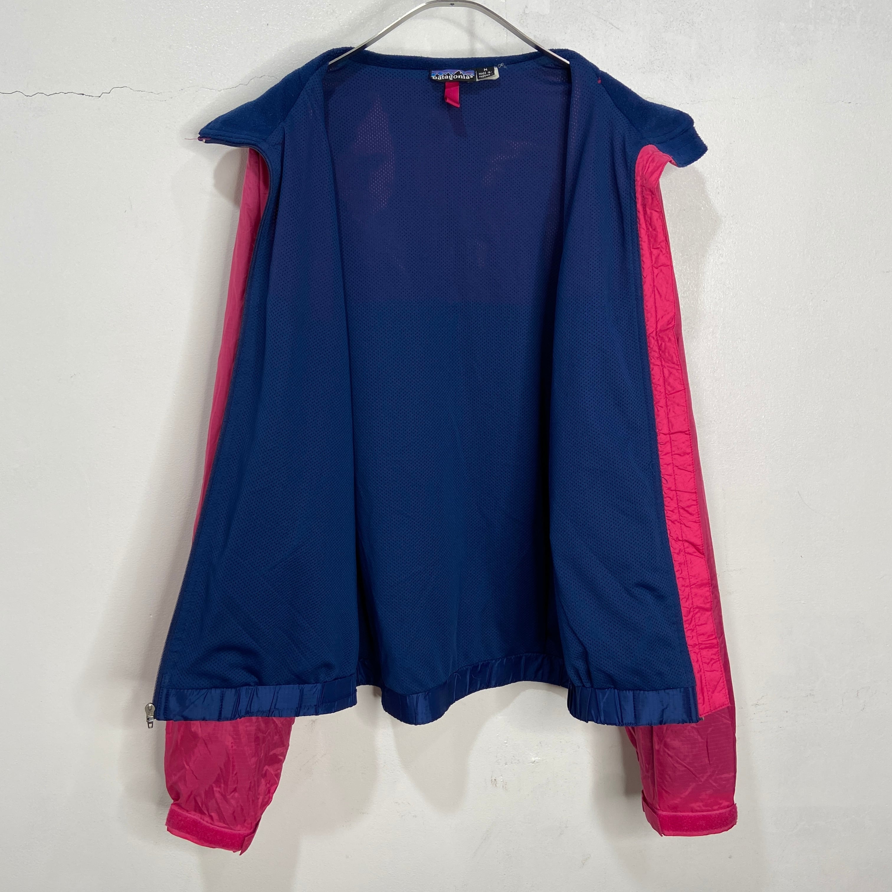 90s patagonia パタゴニア ツートンナイロンジャケット ピンク紺 90s patagonia パタゴニア ツートンナイロンジャケット ピンク紺