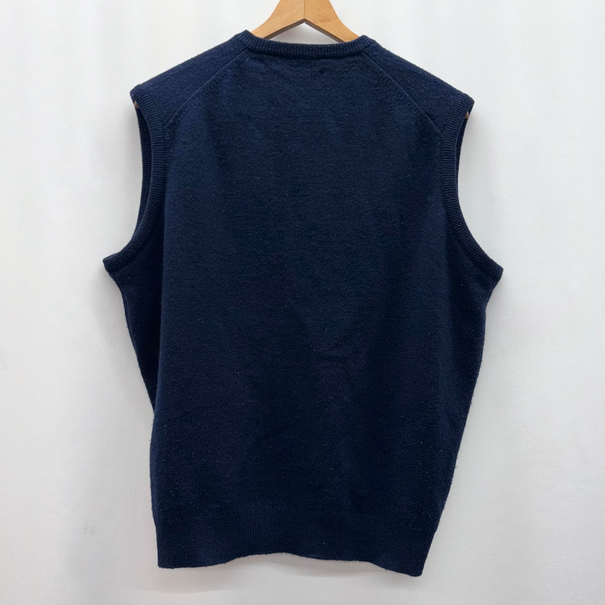 90s burberrys knit vest burbery バーバリー ベスト | no pain no