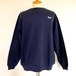 Squirrel Embroidery Raglan Sweat　Navy