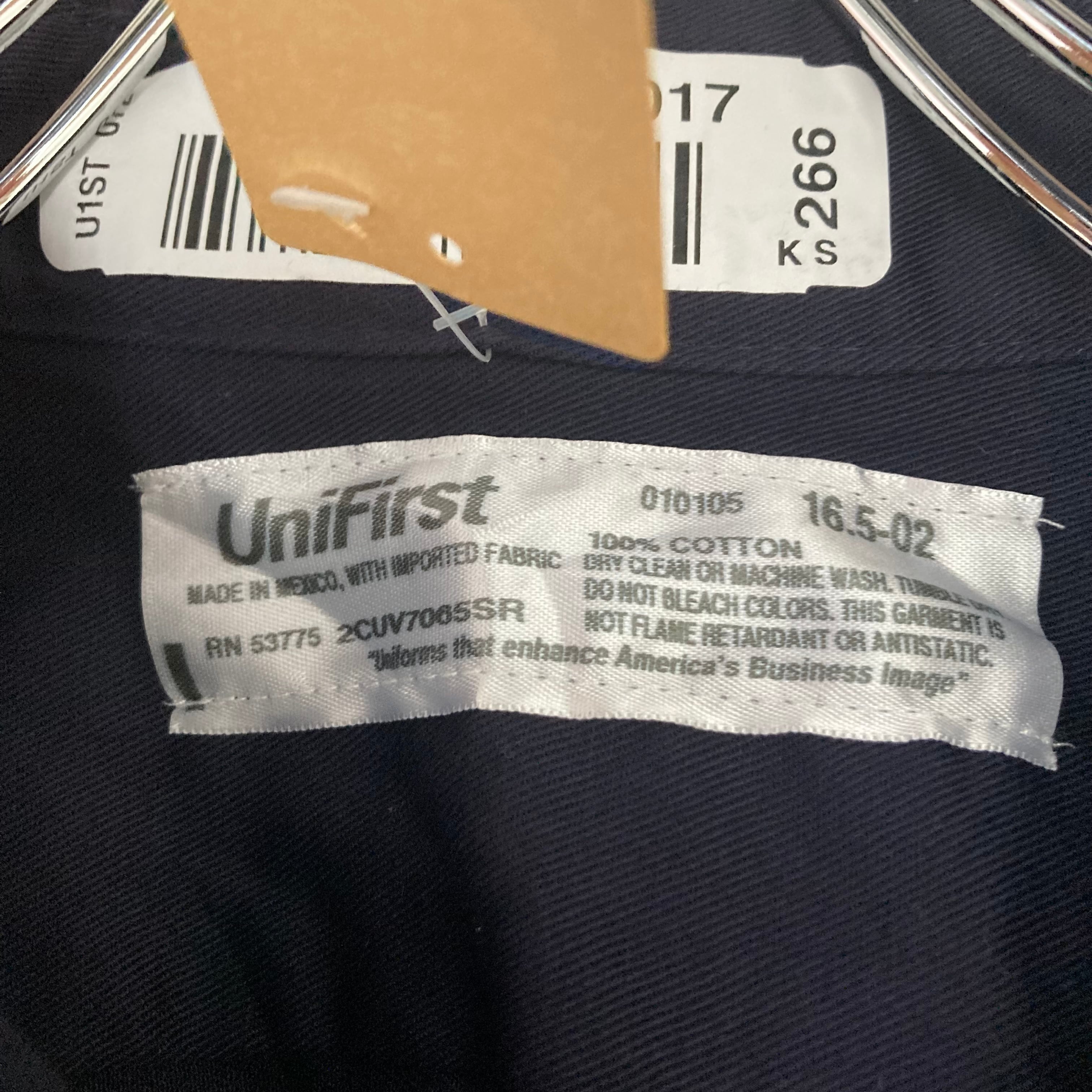 UniFirst ワークシャツ L 刺繍 ワッペン | 古着屋OLDGREEN