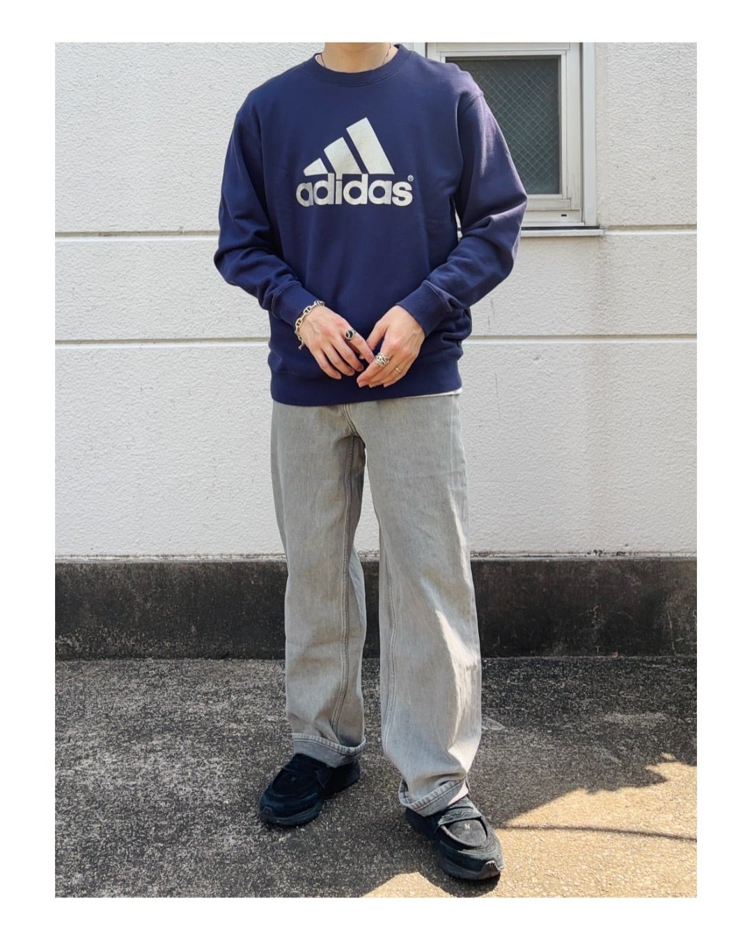 adidas LOGO DON Sweat Shirt | Maison SANKAKU ONLINE