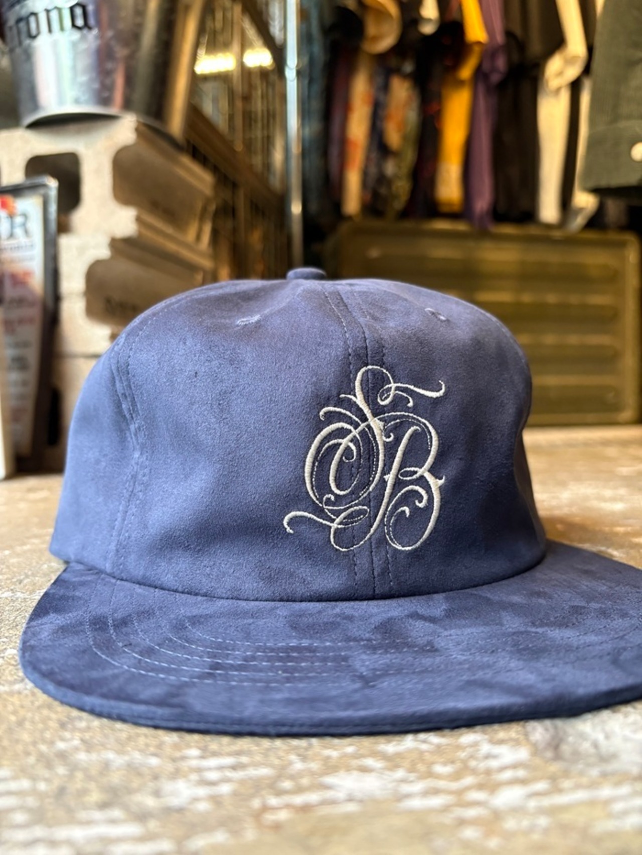 Subciety / Suede baseball cap / Tracker cap / NAVY / 153-86220 - 3