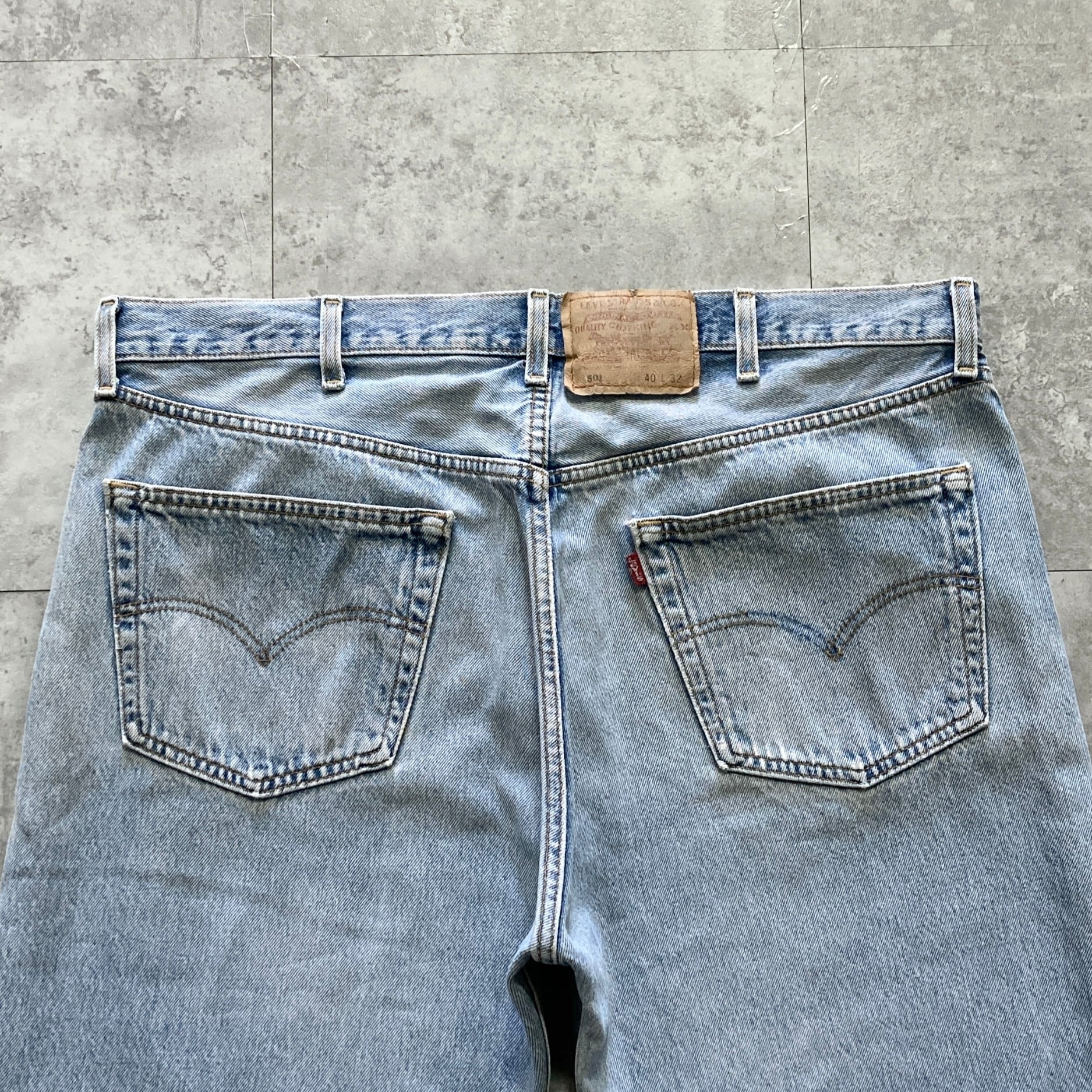 W40 L32】00's Levis 501 リーバイス ボタン裏刻印647 02年製 ボタン