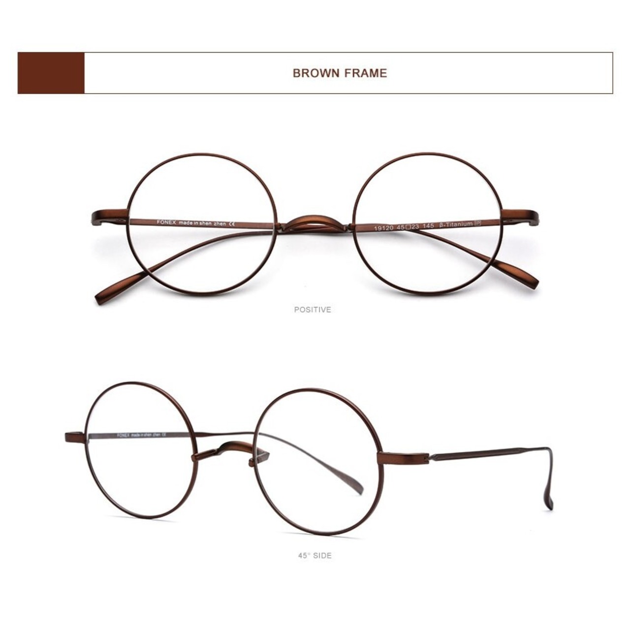 Scholarly Round Titanium Glasses -round- / スカラー ラウンド チタン メガネ -ラウンド-