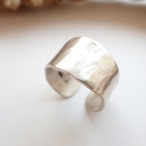 Hammered Rough Open Ring(14mm)　