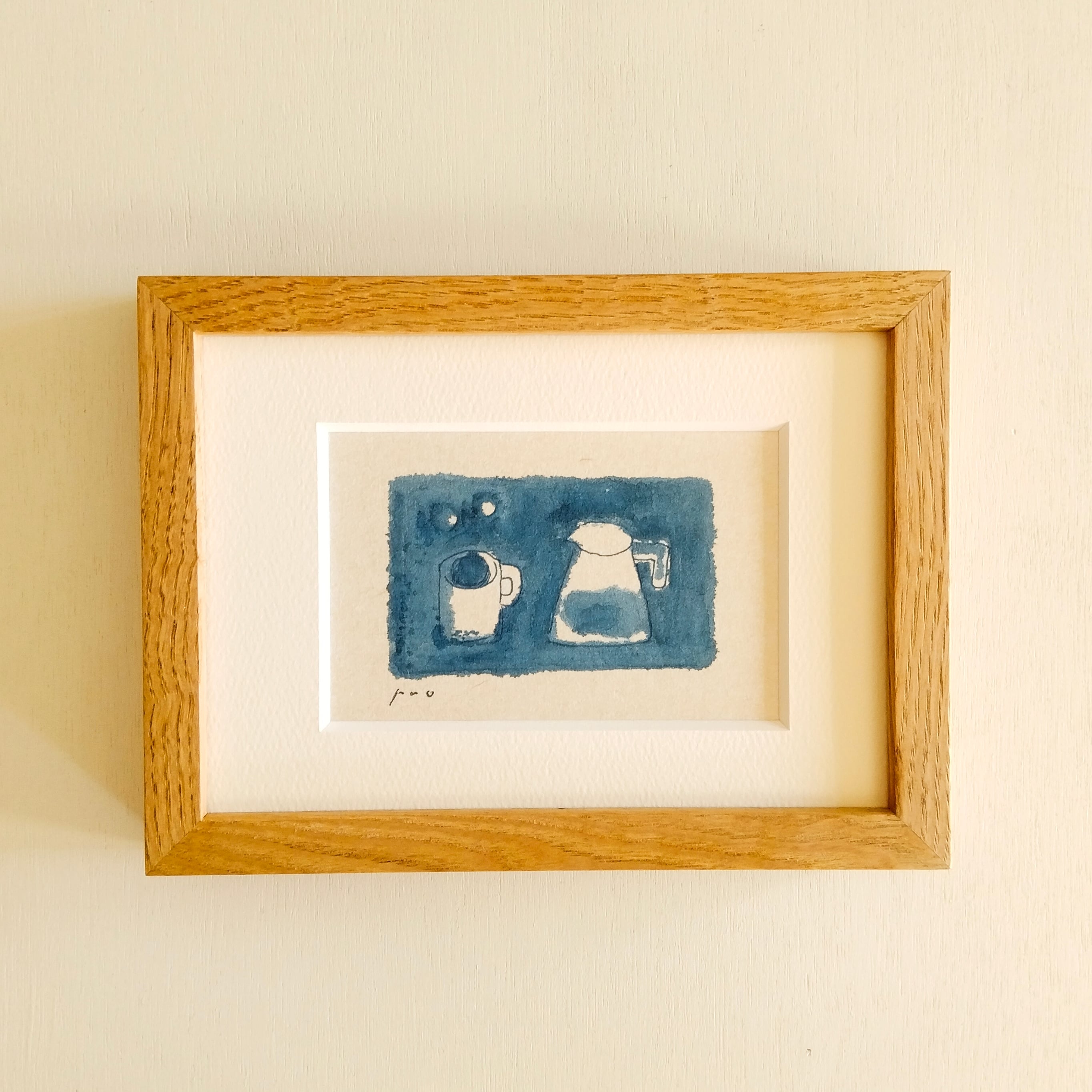 絵画・額縁 付き / やや傷や汚れあり 絵と額縁 naokamimura | 額縁かどかど