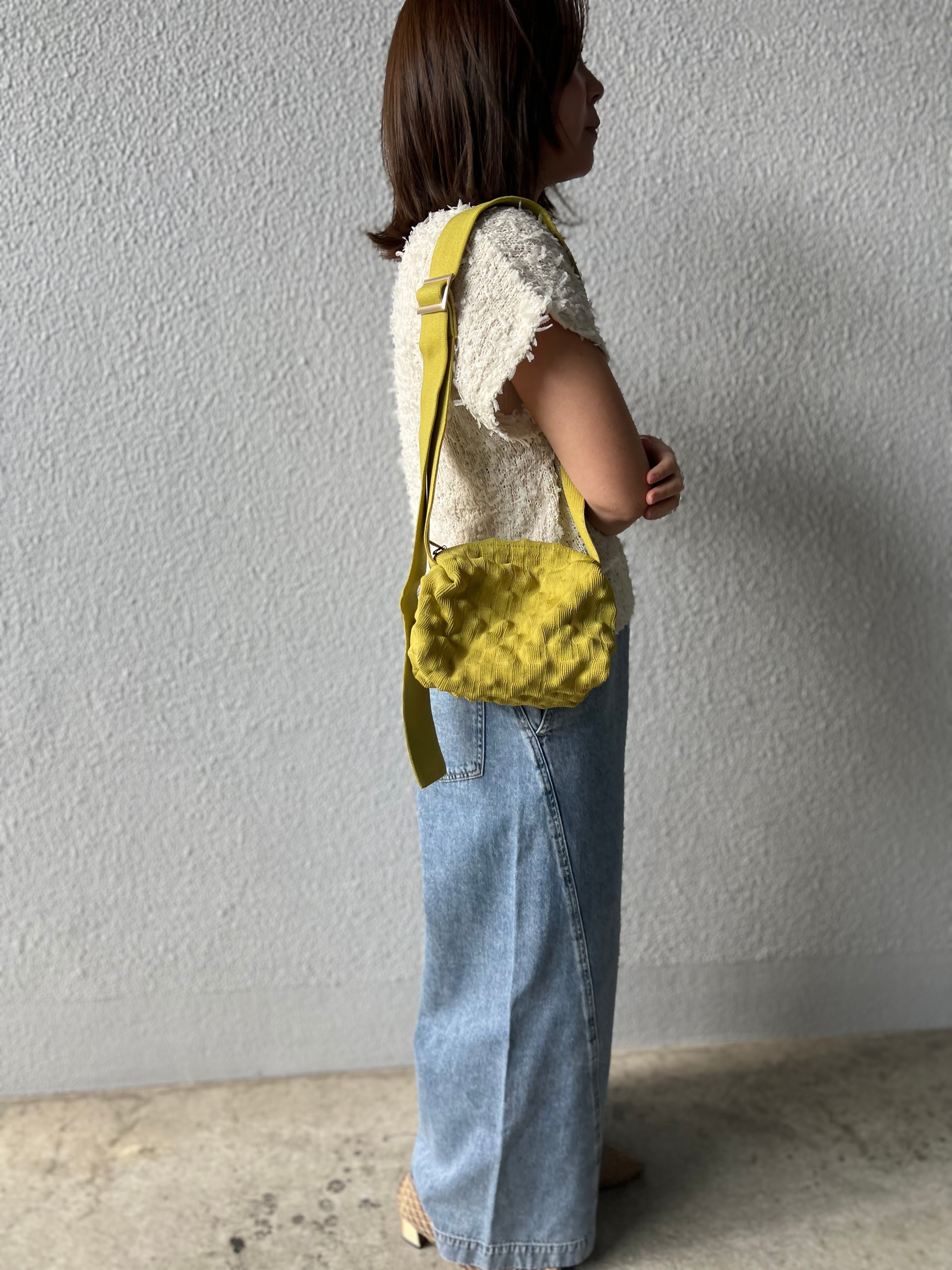 【SELECT】エンボススクエアミニショルダーbag　17-0673