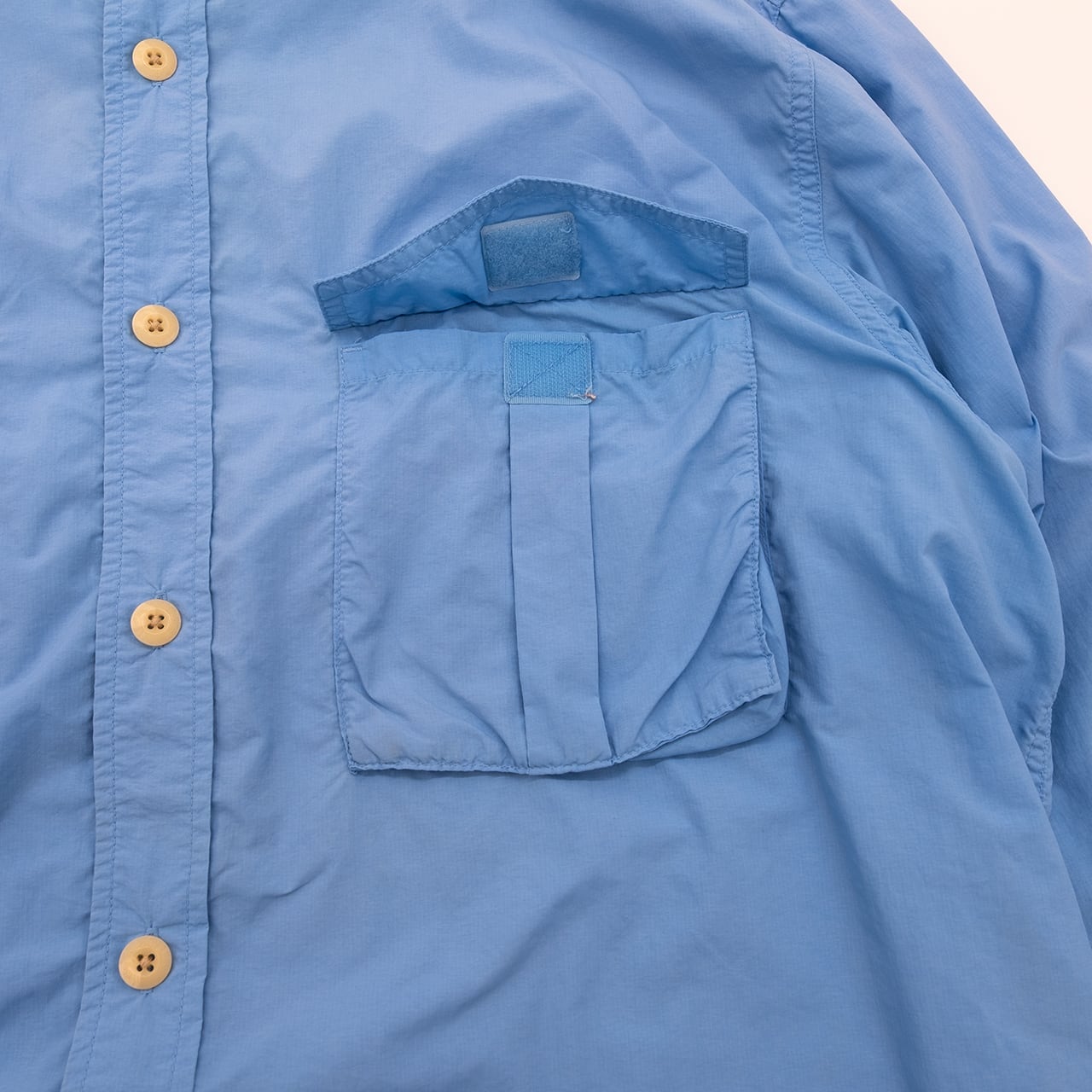 USED】90s ORVIS Nylon Fishing Shirt オービス ナイロンフィッシング