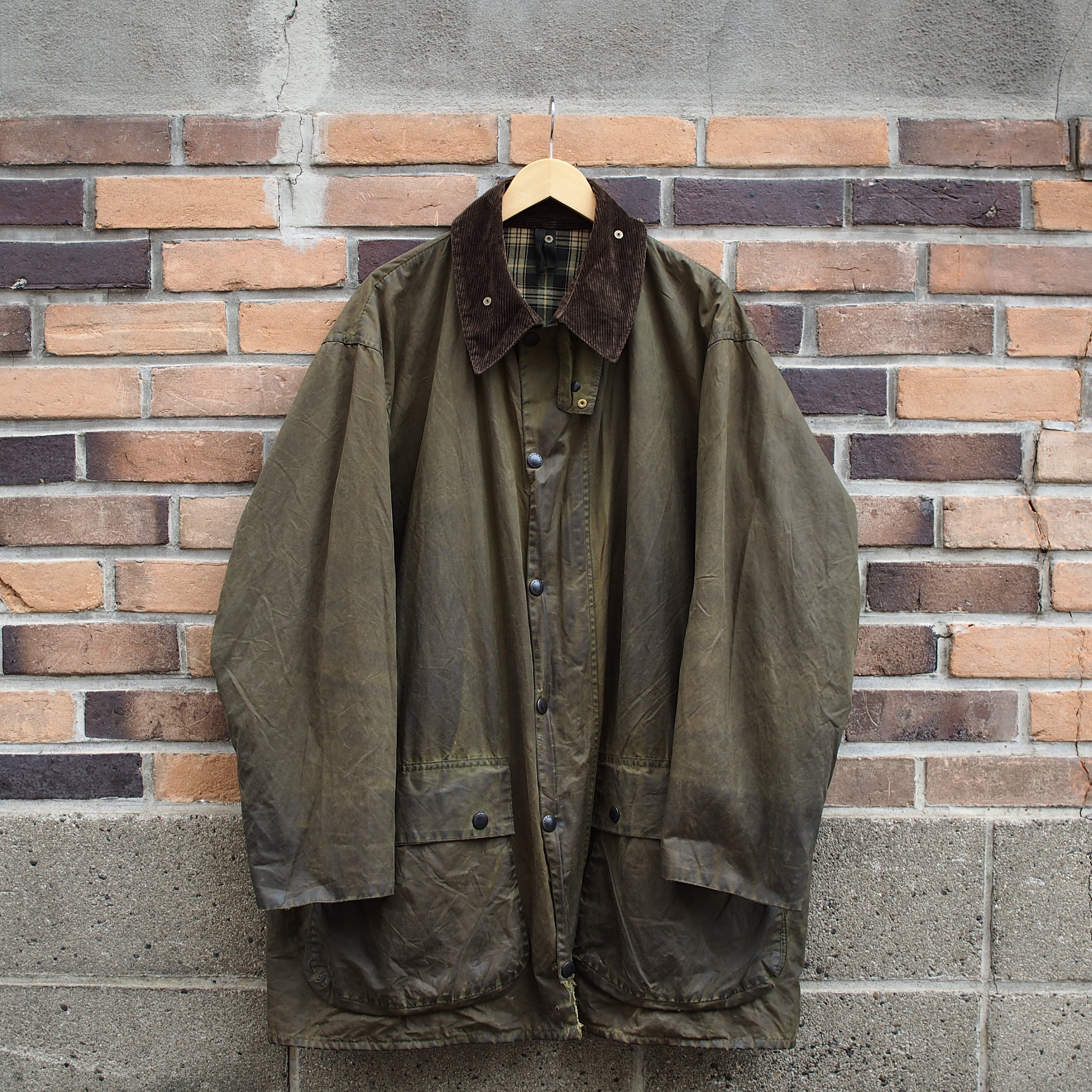 Boro” UK 1990's Barbour “BORDER” Size 46 バブアー ボーダー ...