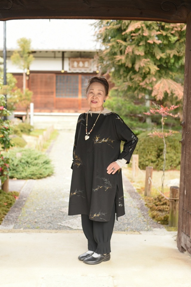 黒羽織のチュニック（M〜L L）