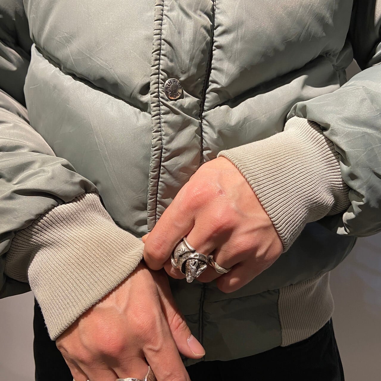 80年代 90年代 THE NORTH FACE ザ ノースフェイス 紺タグ USA製 ダウン 