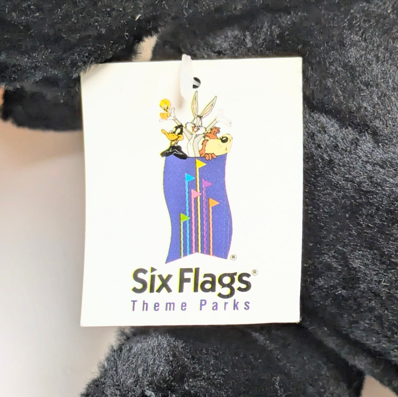 ☆VINTAGE 1994☆【 Looney Tunes ( ルーニーテューンズ ) 】 ダフィー・ダック Six Flags Theme Parks 限定 / ぬいぐるみ / プラッシュ 〚アメリカン雑貨 アメトイ〛