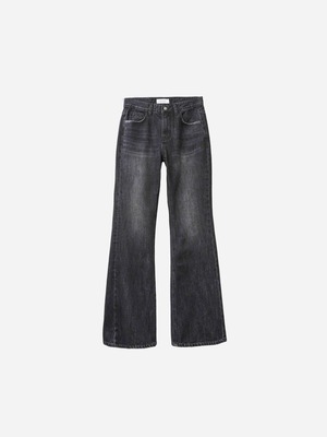 [999HUMANITY] ESSENTIAL MAXI BOOTSCUT DENIM (WASHED BLACK) 正規品  韓国 ブランド 韓国ファッション 韓国代行 999 ヒューマニティ HUMANITY 日本 店舗