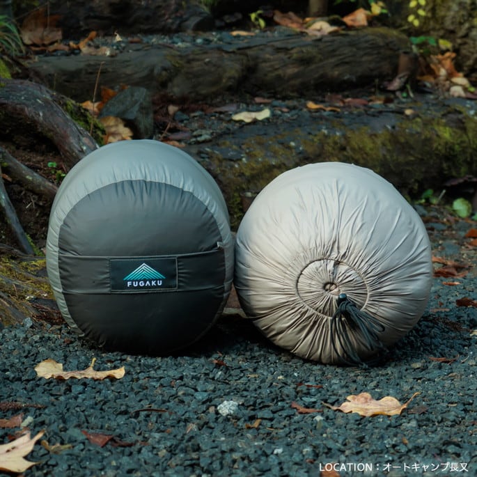 FUGAKU　ダウンシュラフ　F90 SLEEPING BAG／マミー 450 jdh109.jpg