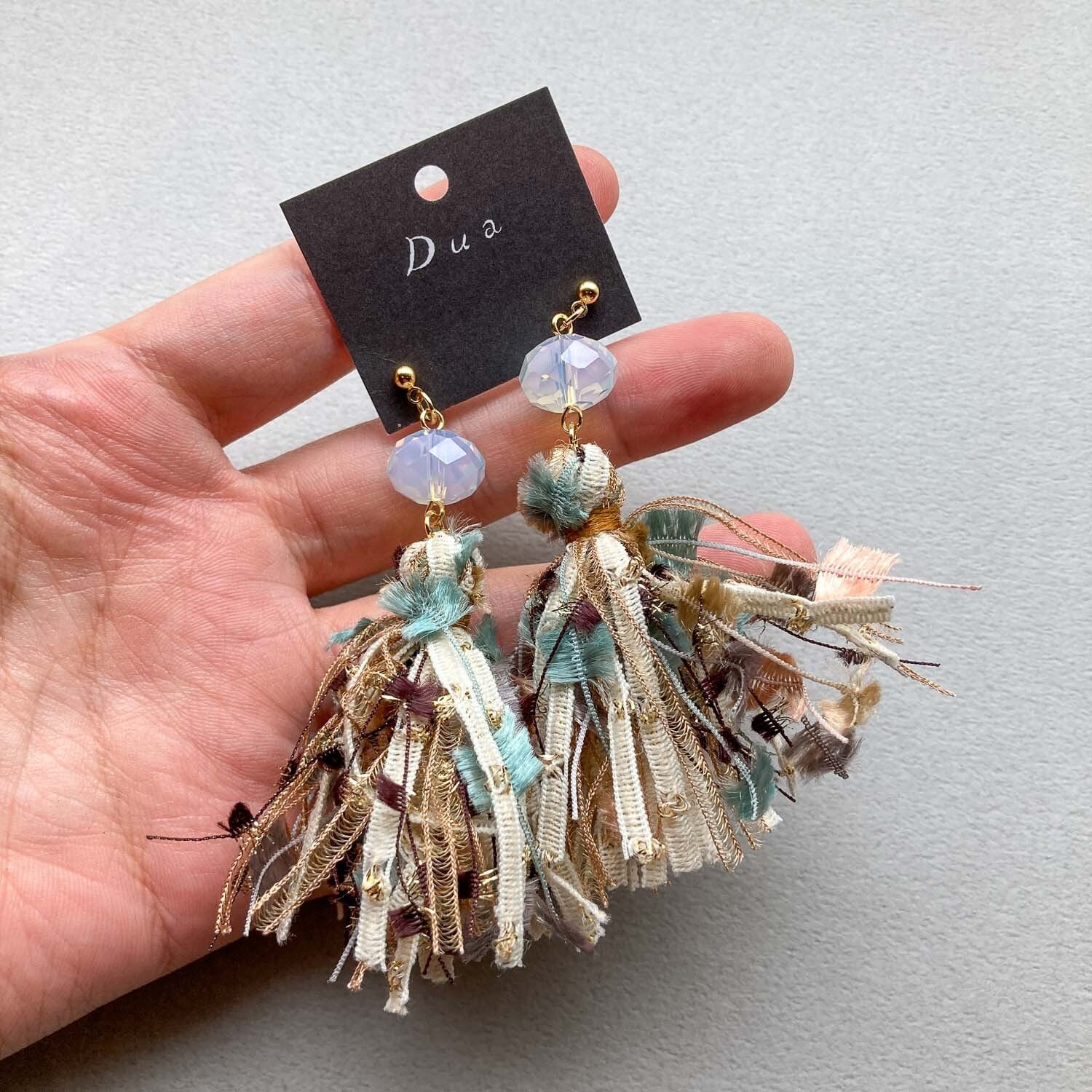 | ミモザ イヤリング NETSHOP \\u2013 ［母の日&frasl;ギフト sale!ミモザとふんわりタッセルのピアス＊イヤリング