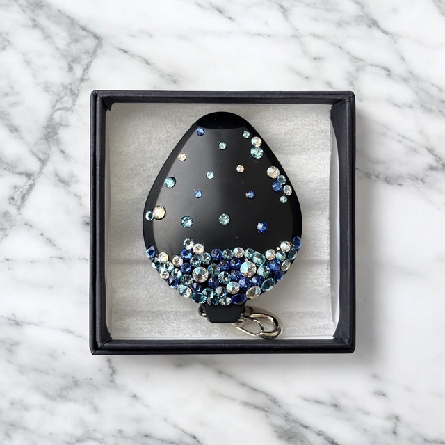 デコプティ　ミラージュ　ブルー【斜めがけタイプ紐60センチ】