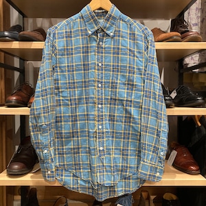 ⓃGITMAN BROS COTTON CHECK SHIRT