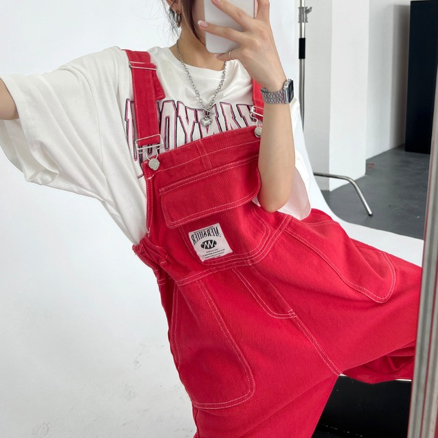 red-stitch overalls　レッドステッチオーバーオール　J2059