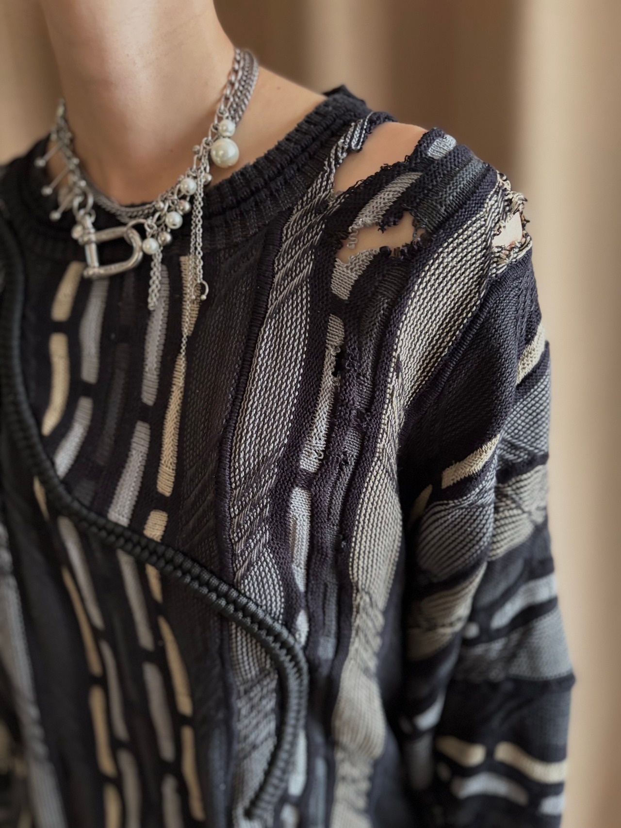 HECHO EN E.U.A. 3D remake knit-4591-3