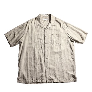 PERRY ELLIS pure silk embroidery shirt
