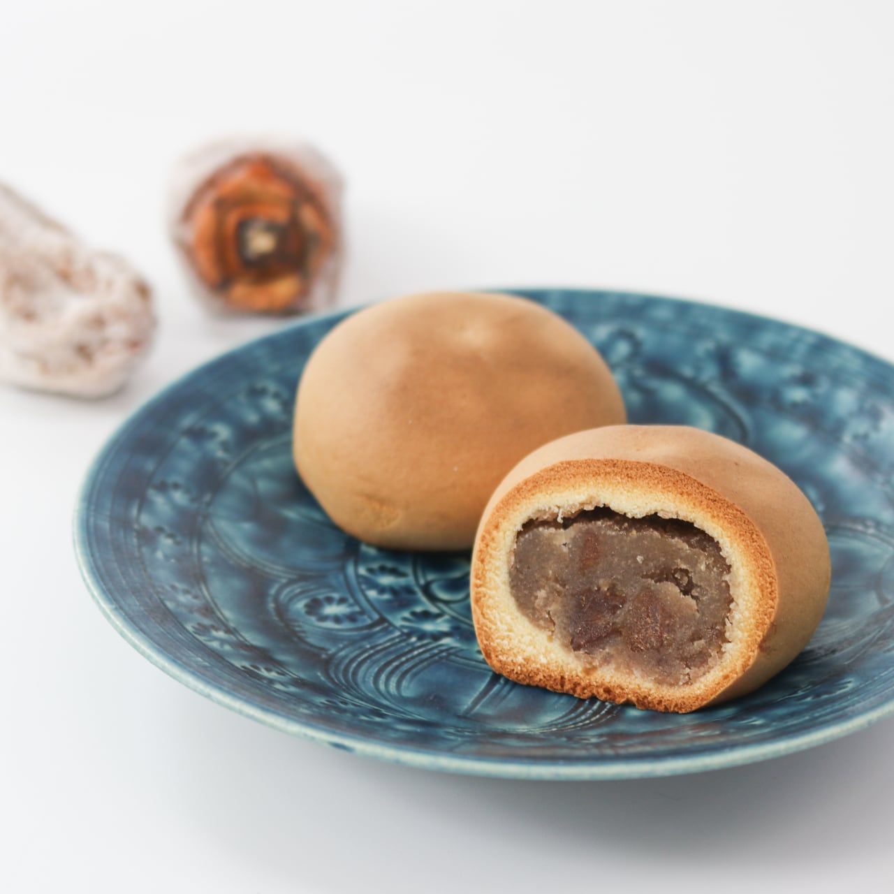 お中元・夏ギフトに》販売個数 1万3千個突破！祇園坊柿饅頭（8個箱入り