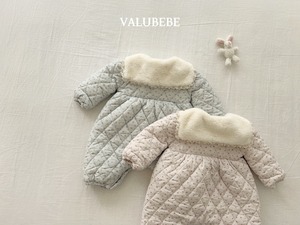 【予約/特典】valu bebe / Sherbet flower padded suit