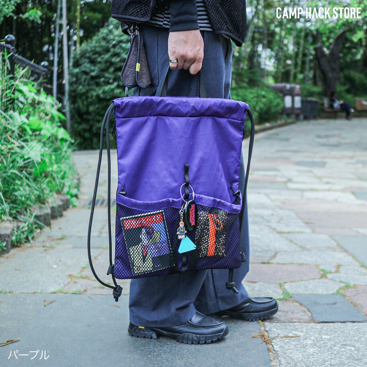 アウトドア派ナップサックがリニューアル「Osanpo Knapsack 2」 | CAMP