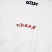 Collage logo T shirts -White Body- red×black