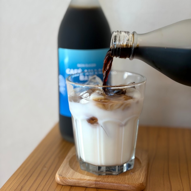 カフェオレベース《無糖》（500ｍｌ）4倍希釈コーヒー【2本セット】