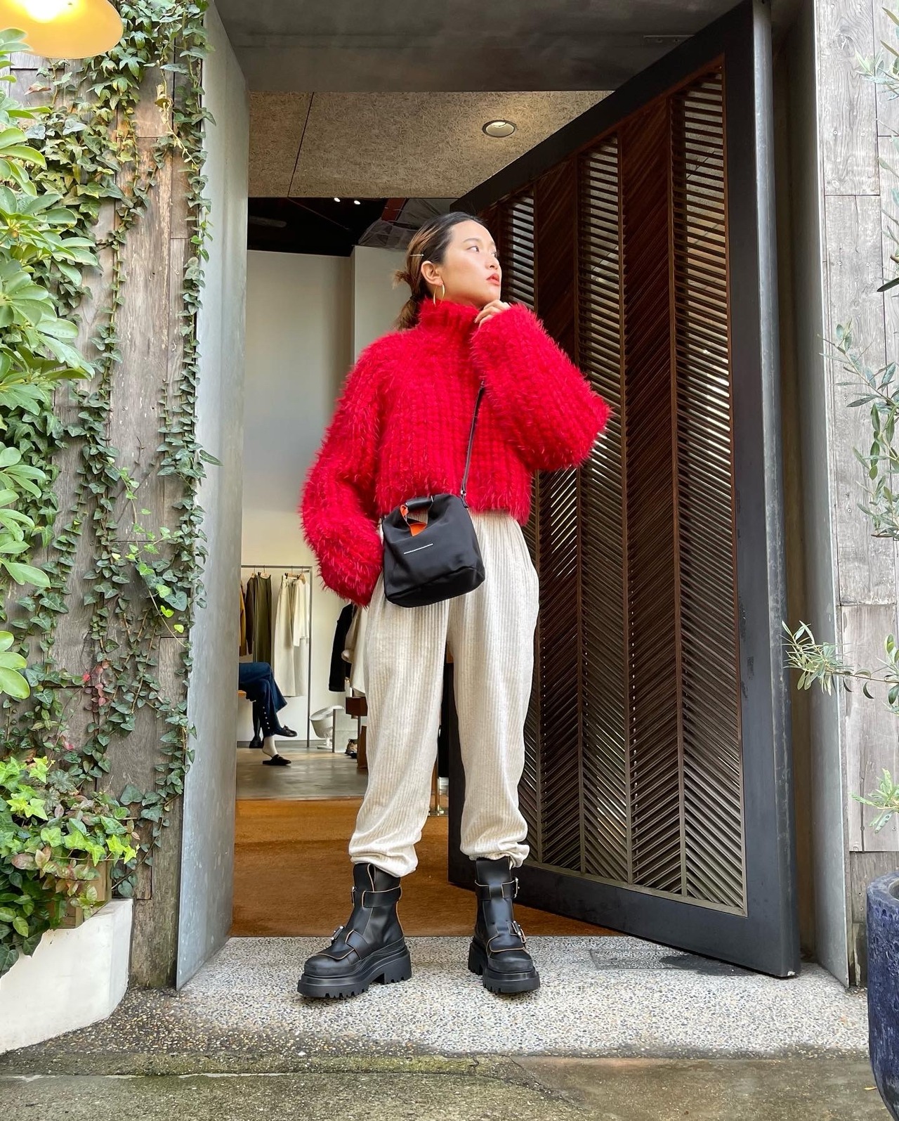 PLAN C プランシー /  CALF COMBAT BOOTIE - 5