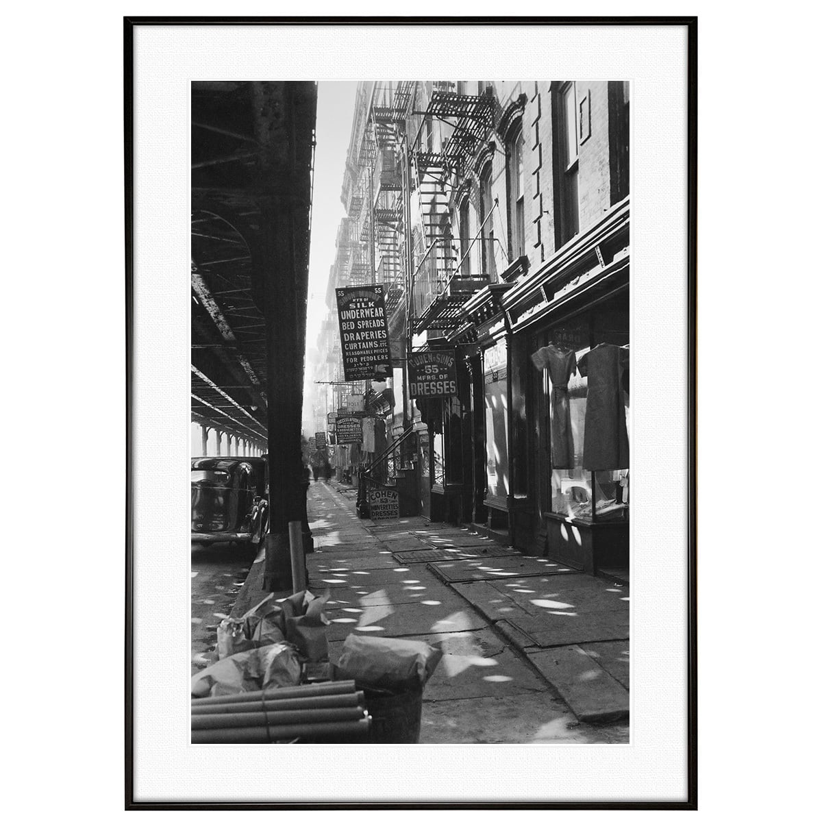 アメリカ写真 1930年代後半 ニューヨーク・マンハッタン 光と影の街角