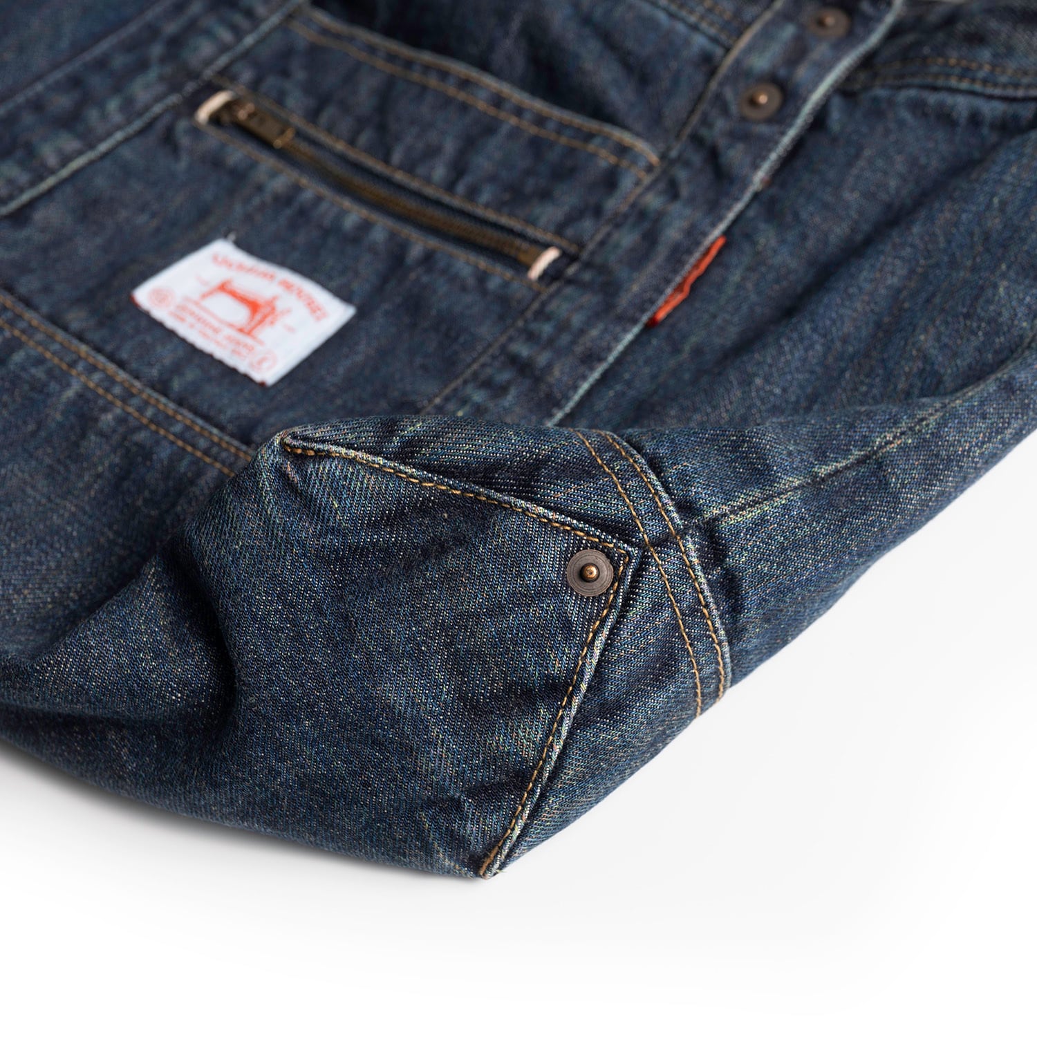RAINBOW SELVEDGE DENIM SMALL TOTE BAG USED【セルヴィッジ RAINBOW SELVEDGE DENIM SMALL TOTE BAG USED【セルヴィッジ