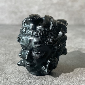 Black Obsidian ブラックオブシディアン|Medusa メデューサ|天然石 パワーストーン 鉱物 gem stone