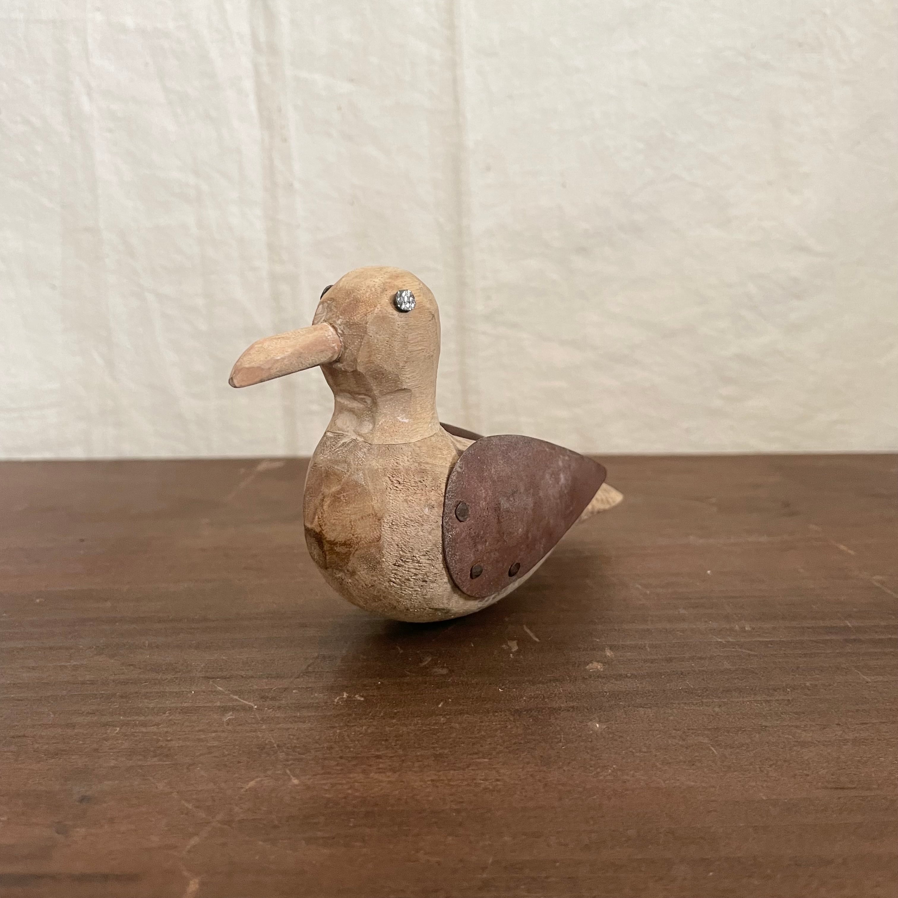 木と金属の鳥 | tsuitachi craft&brocante