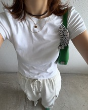 Obsidian Choker Necklace［BZN39-BK］