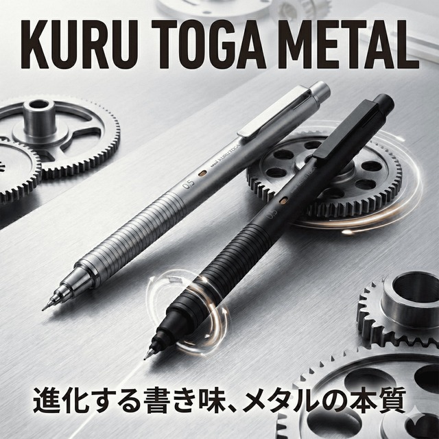 三菱鉛筆 シャーペン クルトガ メタル 0.5mm