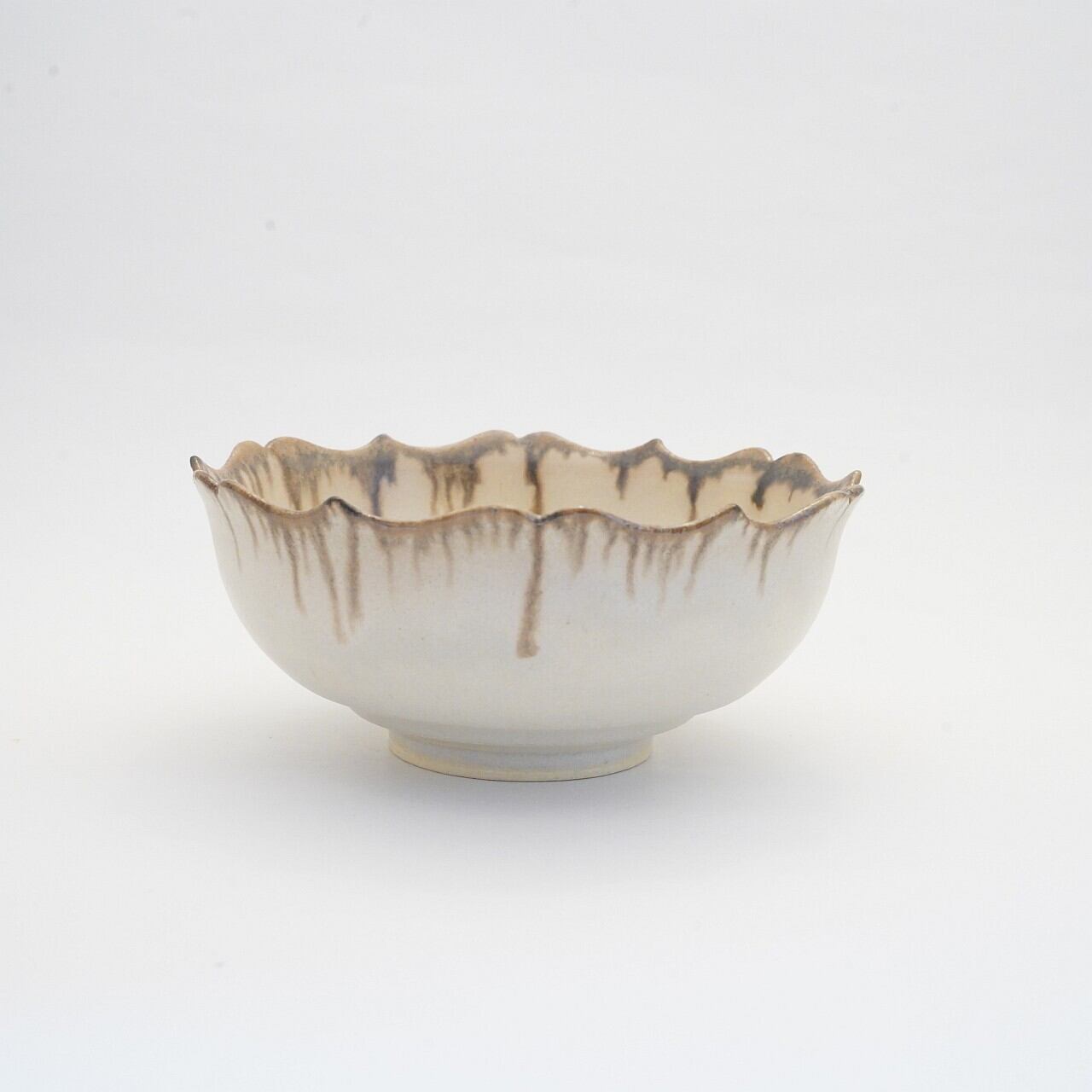 【松尾亮佑】稜花小鉢 12cm Brown 6