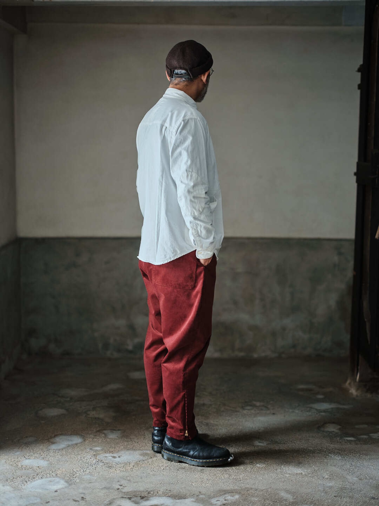 乘鞍印 モンペズボン(DUCA VISCONTI社製コーデュロイ生地)