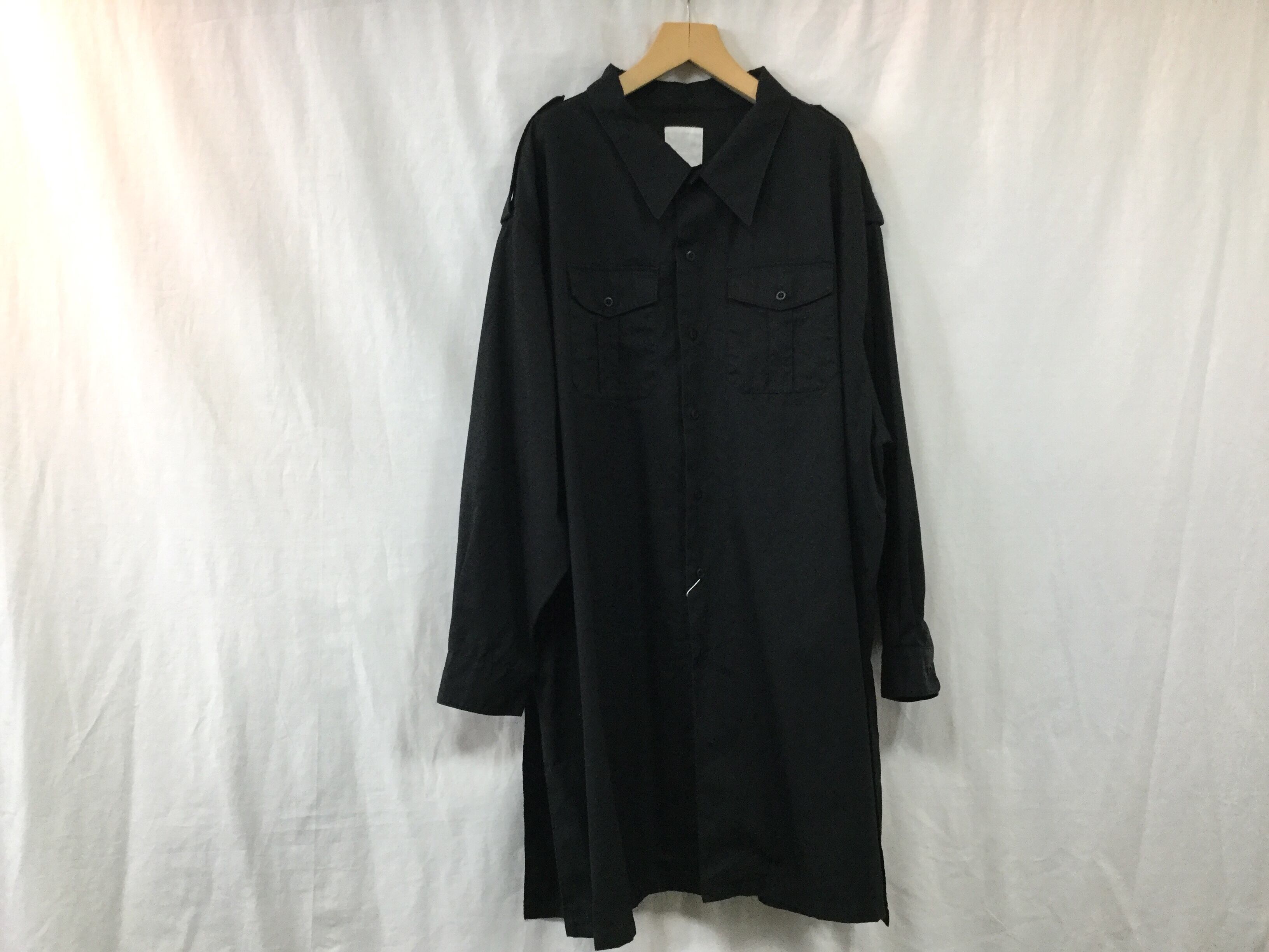 WHOWHAT”5X SHIRT TYPE2 LONG BLACK” | Lapel online store