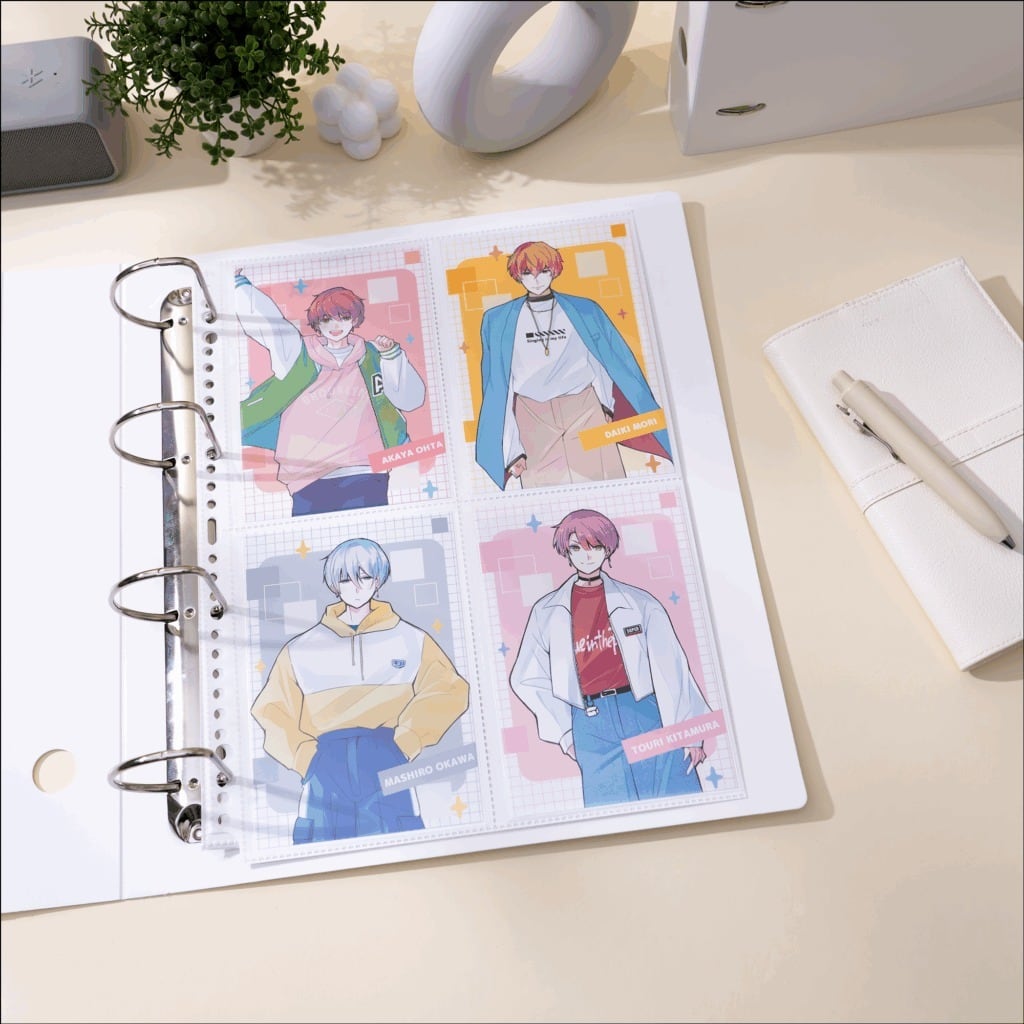 イレールバインダーリフィル 4ポケット(両面)ポストカード用IRL-RF-B02