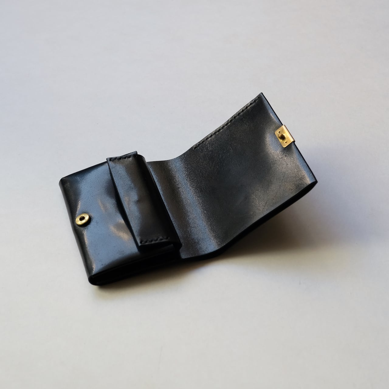 fold wallet / 二つ折り財布 - bk - GUIDI / cavallo culatta | chamoto