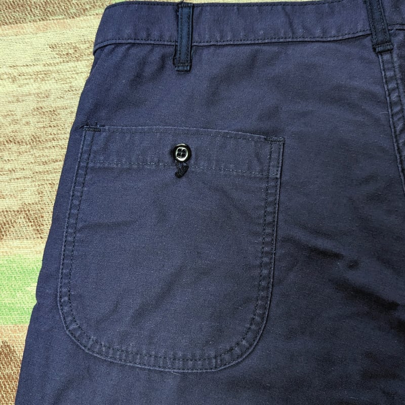 70s U.S.NAVY Dark Blue Utility Trousers （実寸W34.5） | Wonder