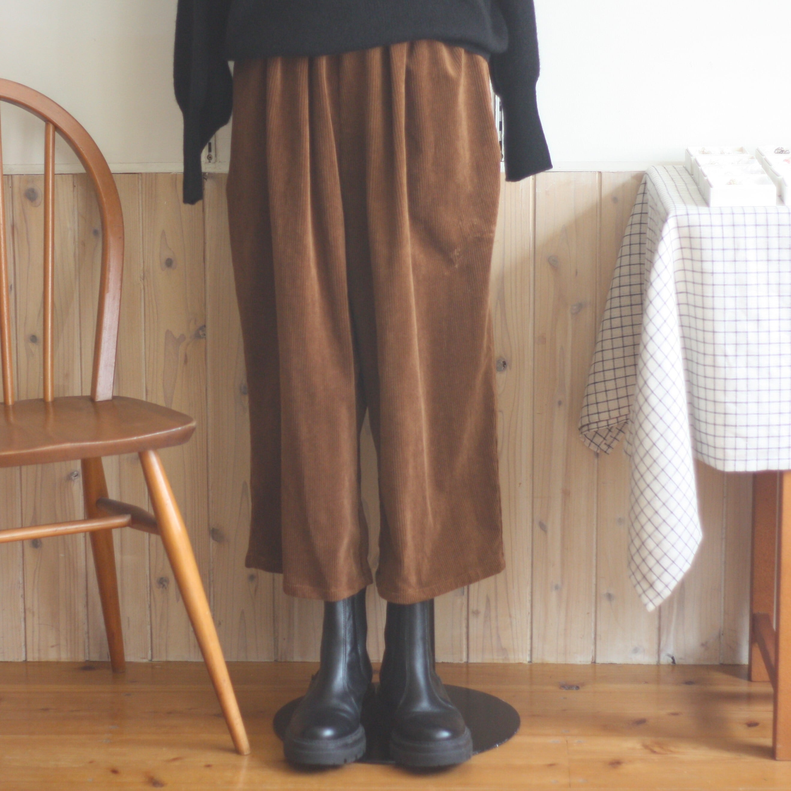 R&D.M.Co- オールドマンズテーラー ウールタータンチェック