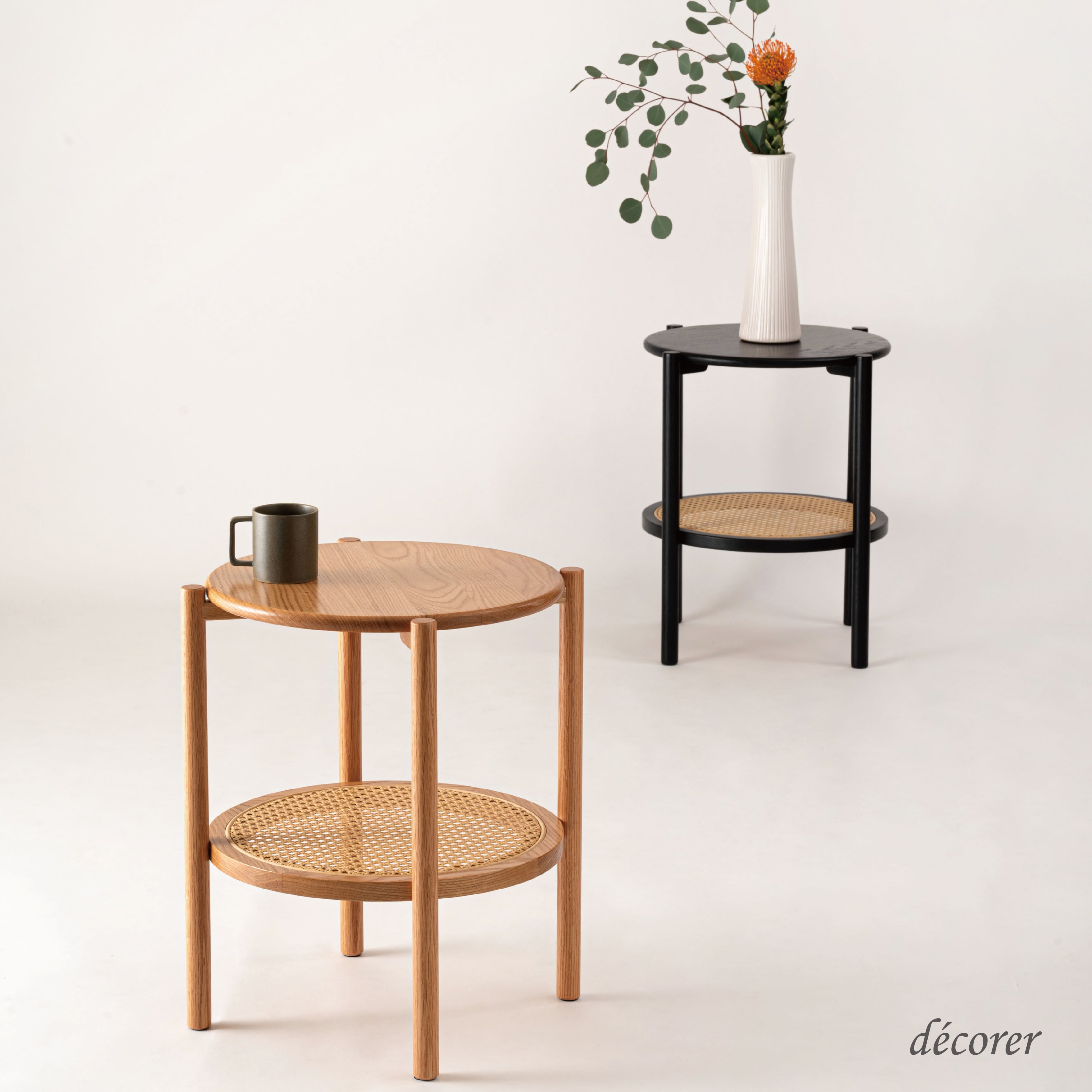 Artificial rattan side table No.22 / アーティフィシャル Artificial rattan side table No.22 / アーティフィシャル